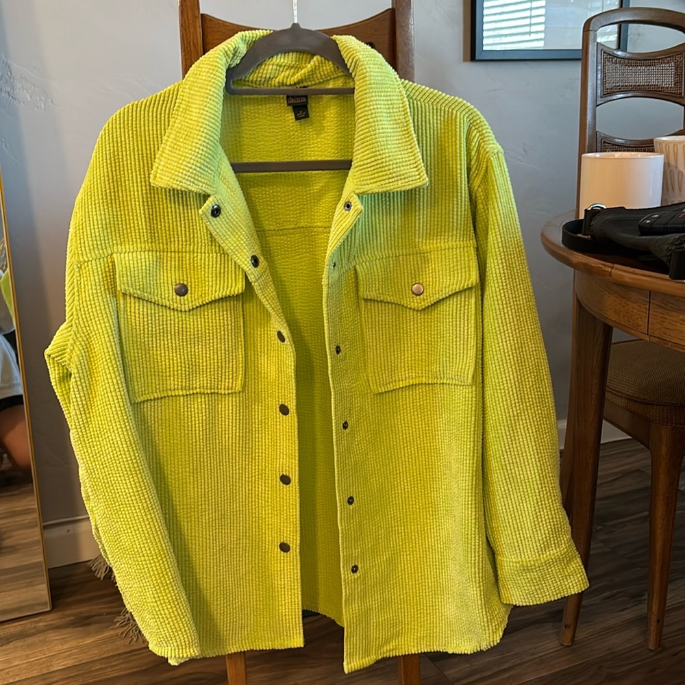 Wild Fable Green corduroy over shirt